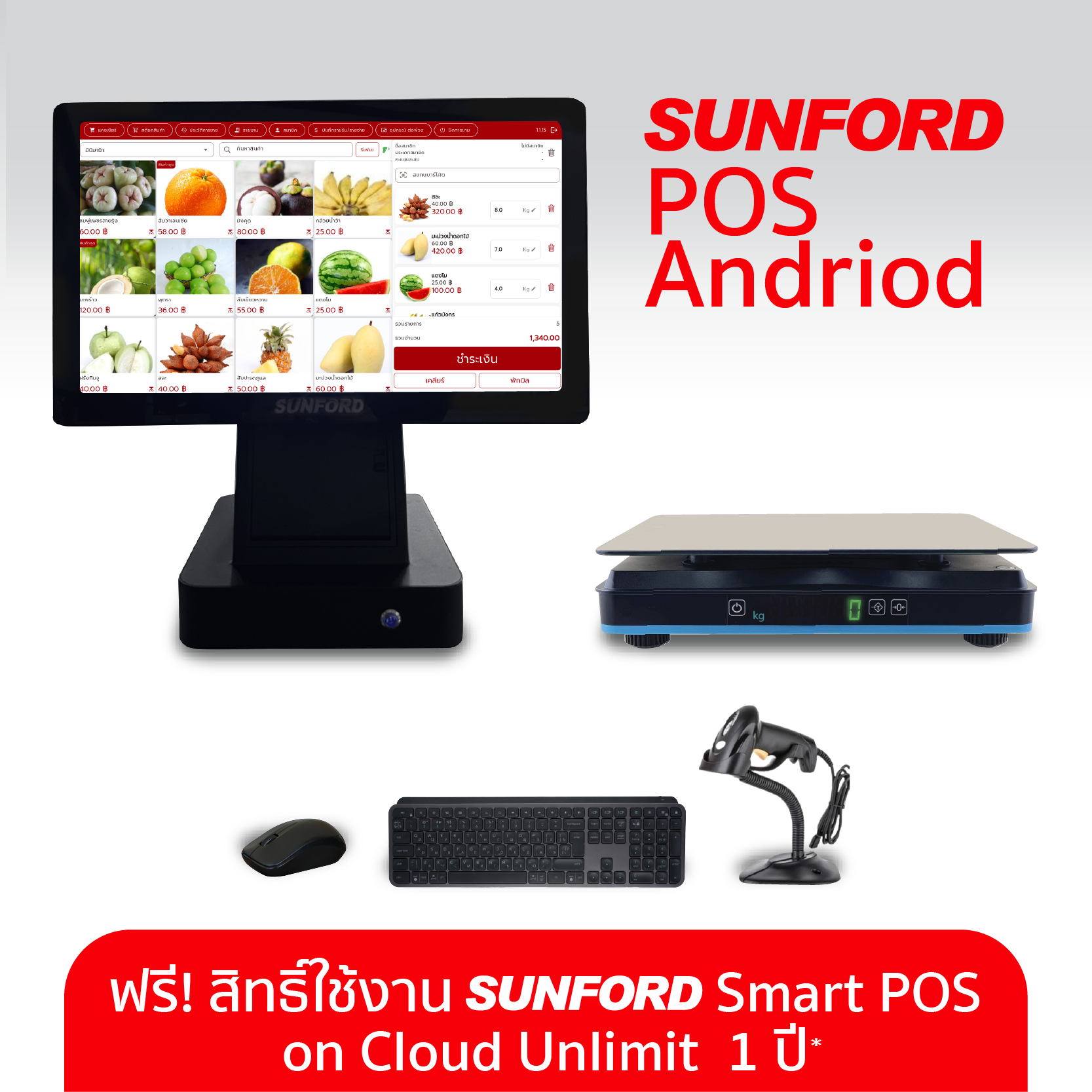 Set SUNFORD POS P1